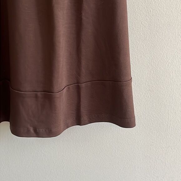 NWT New York & Company Fit and Flare Sleeveless Brown Dress - Size Large - Picture 6 of 12